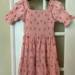 Size 9/10 mini strawberry fields dress